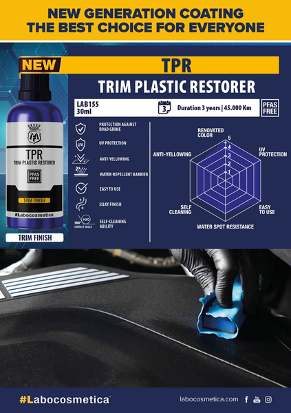 TPR Trim Plastic Restorer - кварцевое защитное покрытие для пластика LAB155 фото